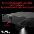 11-Outlet 2160J Rackmount Surge Protector PDU w/LED Lights & 10ft Cord, CPPDU511