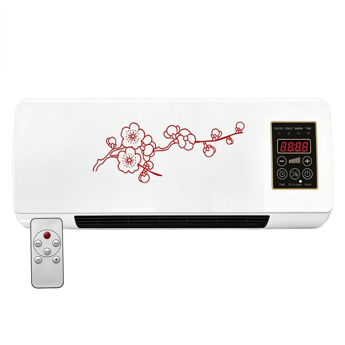 2-in-1 Air Conditioner Wall Mounted, Heater And Fan Combo Cooling Heating