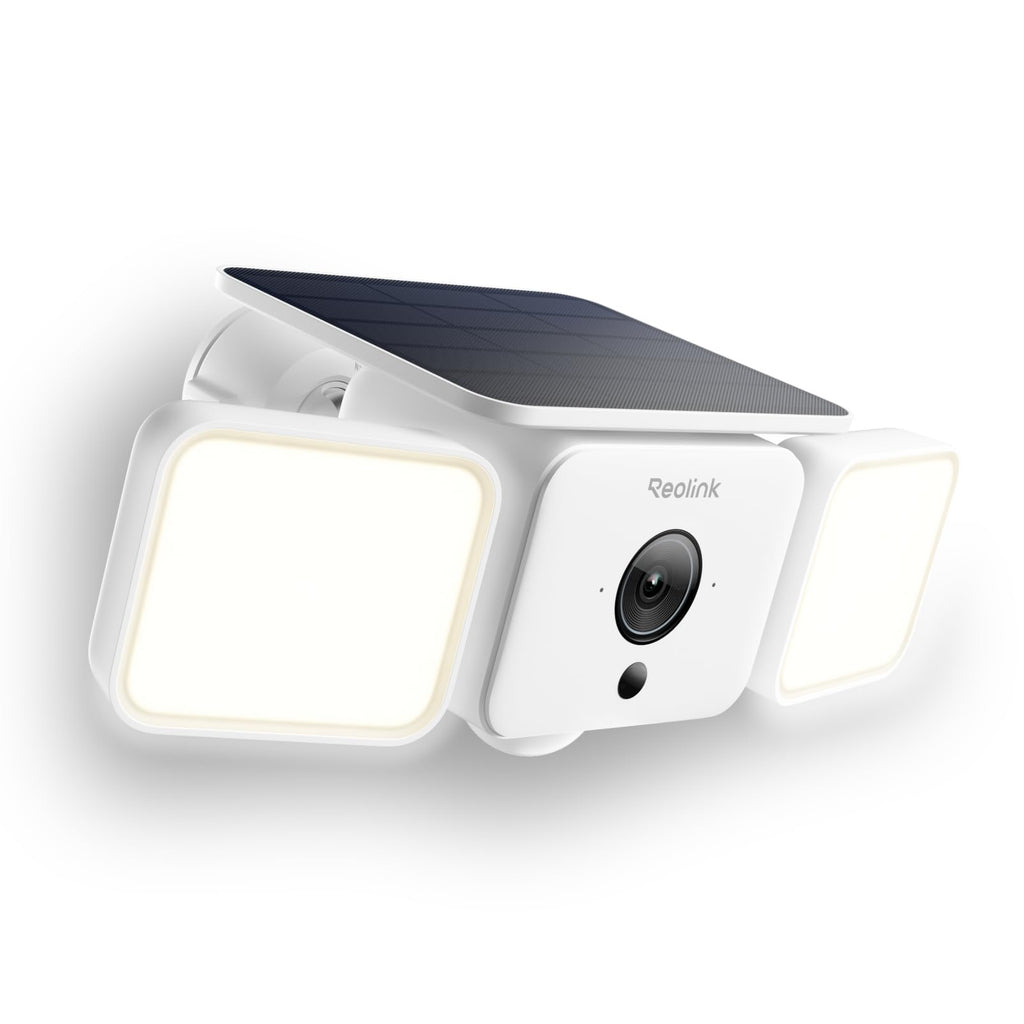 REOLINK Solar Floodlight Security Cameras Wireless Outdoor, Up to 1000lm