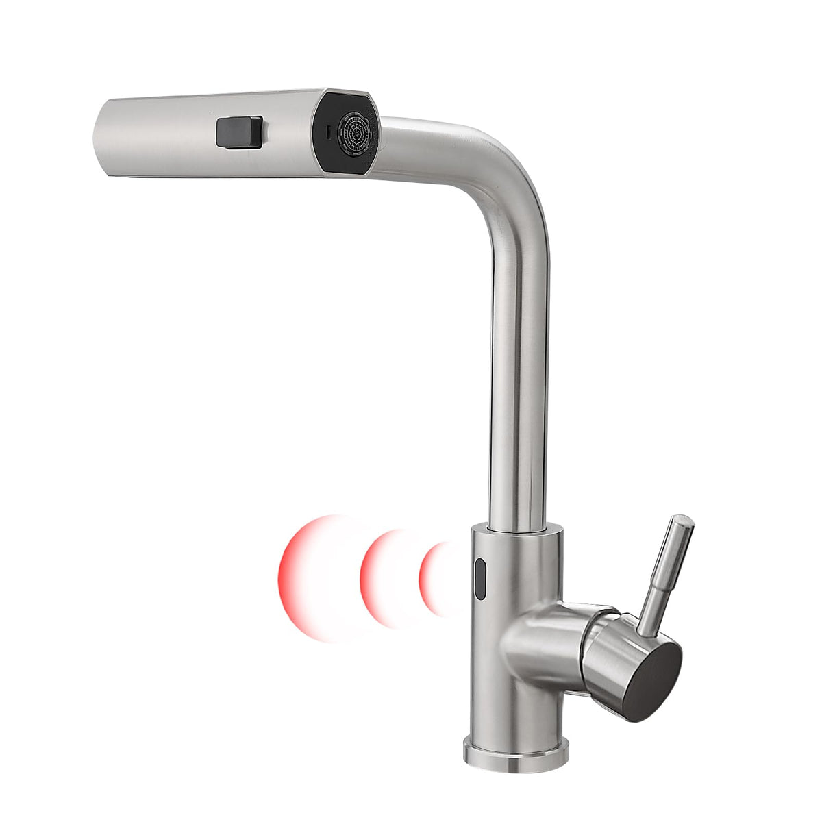 GIMILI Touchless Kitchen Sink Faucet with Pull Down Sprayer 15 Inch