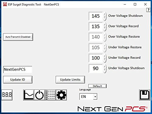 ESP Next Gen Surge Protector/Noise Filter/Power Monitor (Model # XG-PCS-20820D) 208-240 Volt, 20 Amp with NEMA 6-20P Plug and 6-20R Receptacle