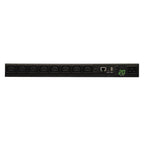 Tripp Lite Monitored PDU, 8 Outlets (C13), 208/220/230/240V, C20/L6-20P Adapter, 3.2-3.8kW, 8 ft. Cord, 1U Rack-Mount Single-Phase PDU, TAA (PDUMNH20HV)