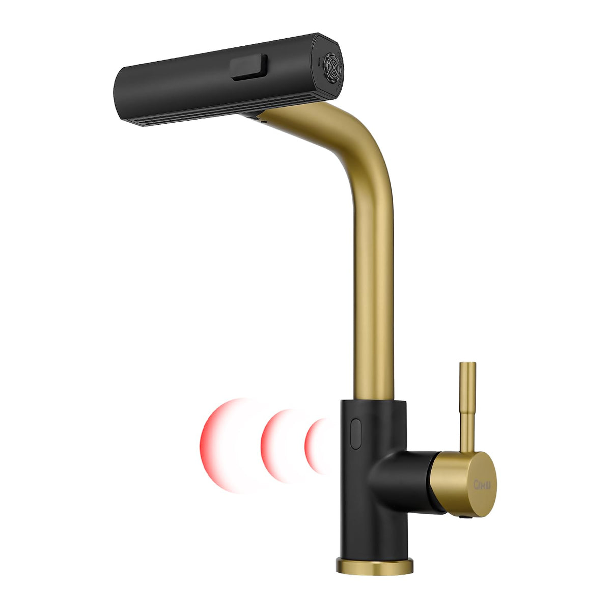 GIMILI Touchless Kitchen Sink Faucet with Pull Down Sprayer 15 Inch