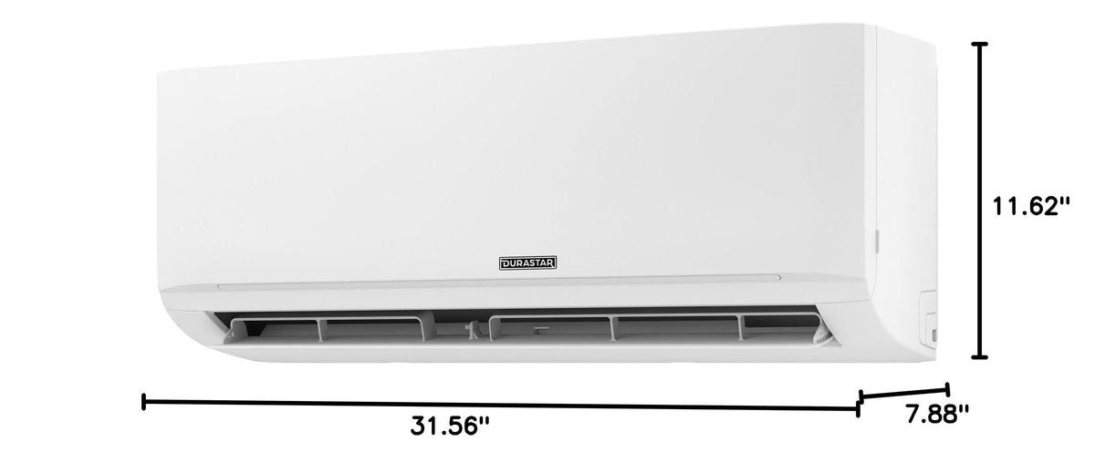 Durastar DRAW12F1B 12,000 BTU Cooling / 12,000 BTU Heating Mini Split Wall Mount Indoor Unit