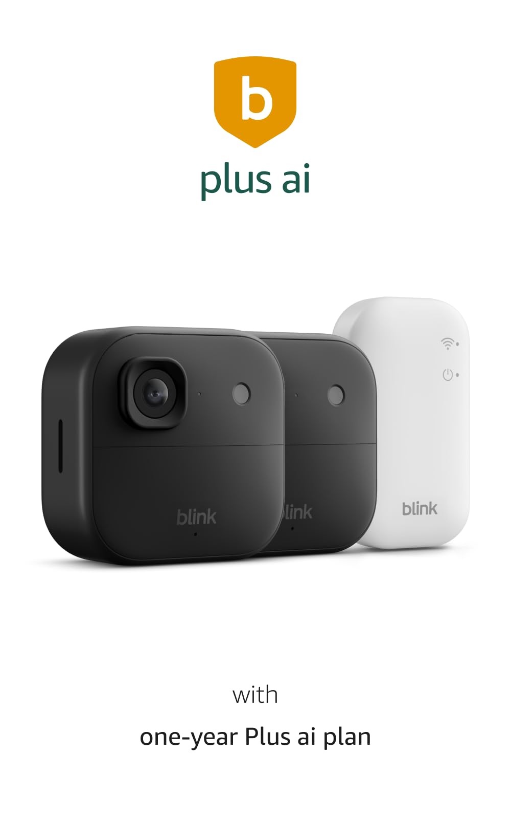 Blink Wired Doorbell 2K+ (all-new) and Outdoor 2K+ (newest model) — 2K video, enhanced audio. Sync Module Core included - 5 Cameras + Video Doorbell - (Black)