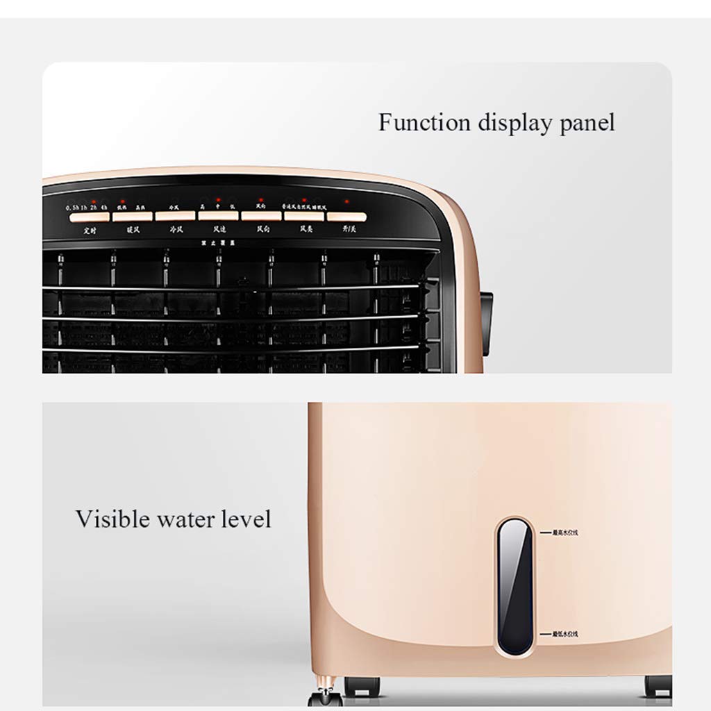 Household Air-Conditioning Fan Portable Heater Cooling and Heating Fan with Remote Control and Timer Function Humidity Balance Home/Commercial