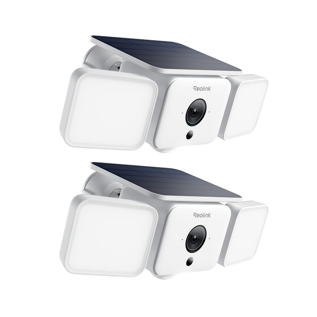 REOLINK Solar Floodlight Security Cameras Wireless Outdoor, Up to 1000lm