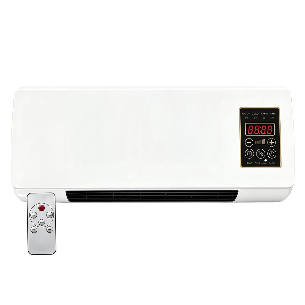 2-in-1 Air Conditioner Wall Mounted, Heater And Fan Combo Cooling Heating