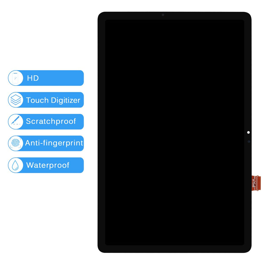 Screen Replacement for Samsung Galaxy Tab S10 Lite SM-X400 LCD Screen for Samsung Galaxy Tab S10 Lite 5G SM-X406 SM-X406B LCD Display Touch Digitizer Glass Full Assembly with Tools Black