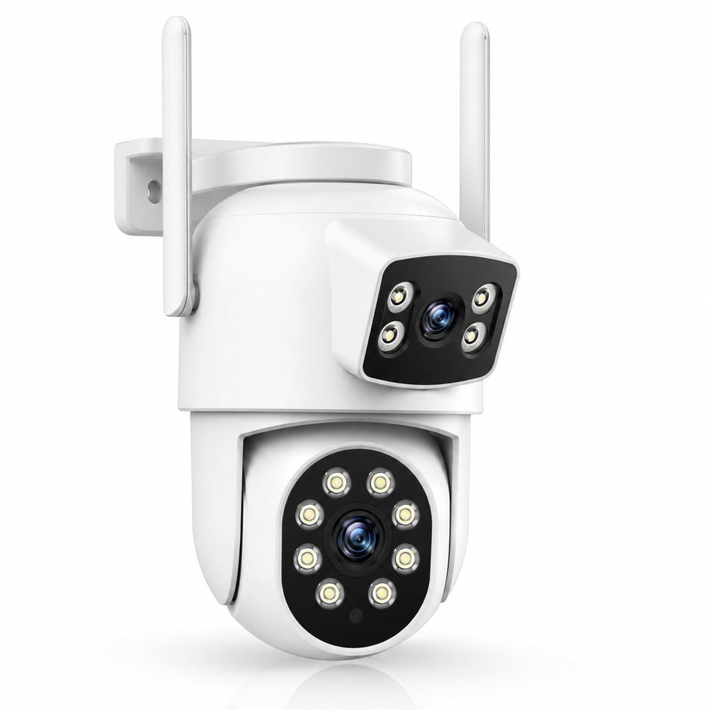 Camcamp Home Security Camera System Wireless Outdoor, 4 Plug-in Cameras