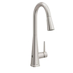 Moen Swyre Spring Pulldown Kitchen Faucet, Bronzed Gold, 87538BZG