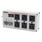 Tripp Lite Isobar 6 Outlet Surge Protector Power Strip, 6ft Cord Right Angle Plug, LIFETIME WARRANTY & $50K INSURANCE (ISOBAR6)