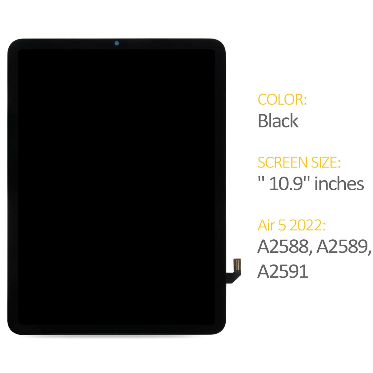 for iPad Air 5 2022 10.9 Screen Replacement LCD Touch Digitizer