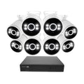 Swann AdvancedX Wired NVR 4K Security Camera System, 8 Channels, 8 PoE Cameras Outdoor, 1TB HDD Storage, Color Night Vision, Smart AI Video Analytics/Alerts, Motion Detection, 24/7 Recording