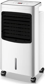 Portable Evaporative Cooler with Remote Control - Energy Efficient Mobile Air Conditioner for Indoor & Outdoor Use, Adjustable Cooling and Heating Function