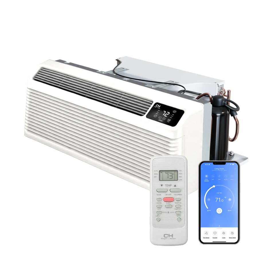 Cooper & Hunter 12,000 BTU PTAC with Heating & Wireless Smart Kit