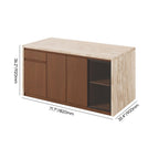homary 72" Large Kitchen Island with Storage & LED Lights and Waterfall Edge, Wood Freestanding Island with Wine Rack, Drawers, Cabinet & Shelves, Modern for Kitchen & Dining Room
