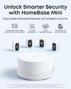 eufy Security eufyCam C35 4-Cam Kit, Wireless Indoor/Outdoor Camera