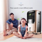 Household Air-Conditioning Fan Portable Heater Cooling and Heating Fan with Remote Control and Timer Function Humidity Balance Home/Commercial
