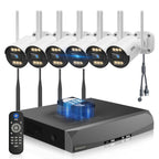Wireless Security Camera System Outdoor, WiFi Video Surveillance Systems