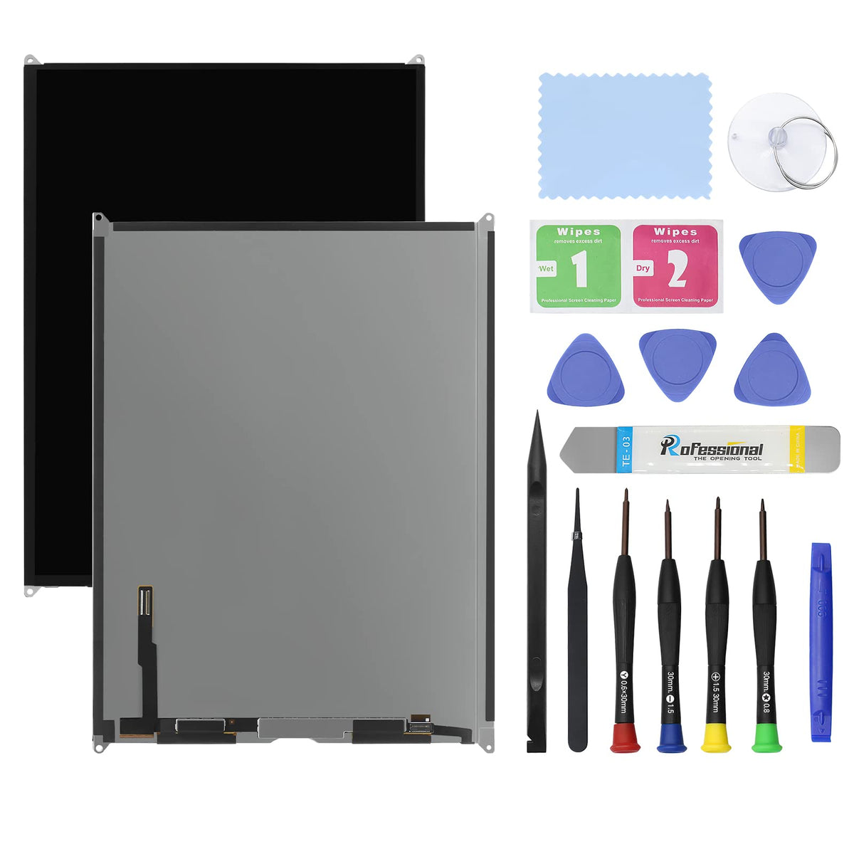 9.7" New Screen Replacement for iPad Pro 2016 A1673 A1674 A1675 LCD Display Glass Touch Digitizer Premium Kit with Tools - White