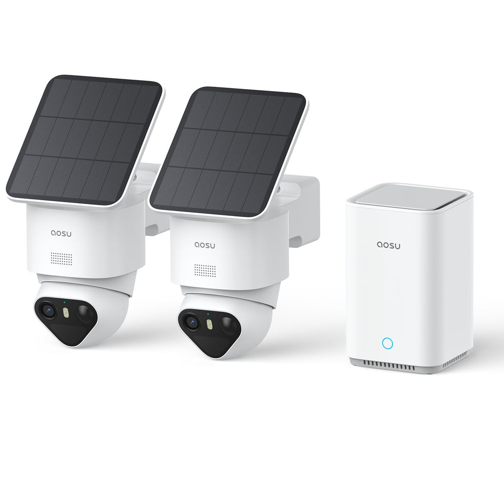 aosu T2 Ultra 4K Security Camera Wireless Outdoor, 360° AI Triple Detection