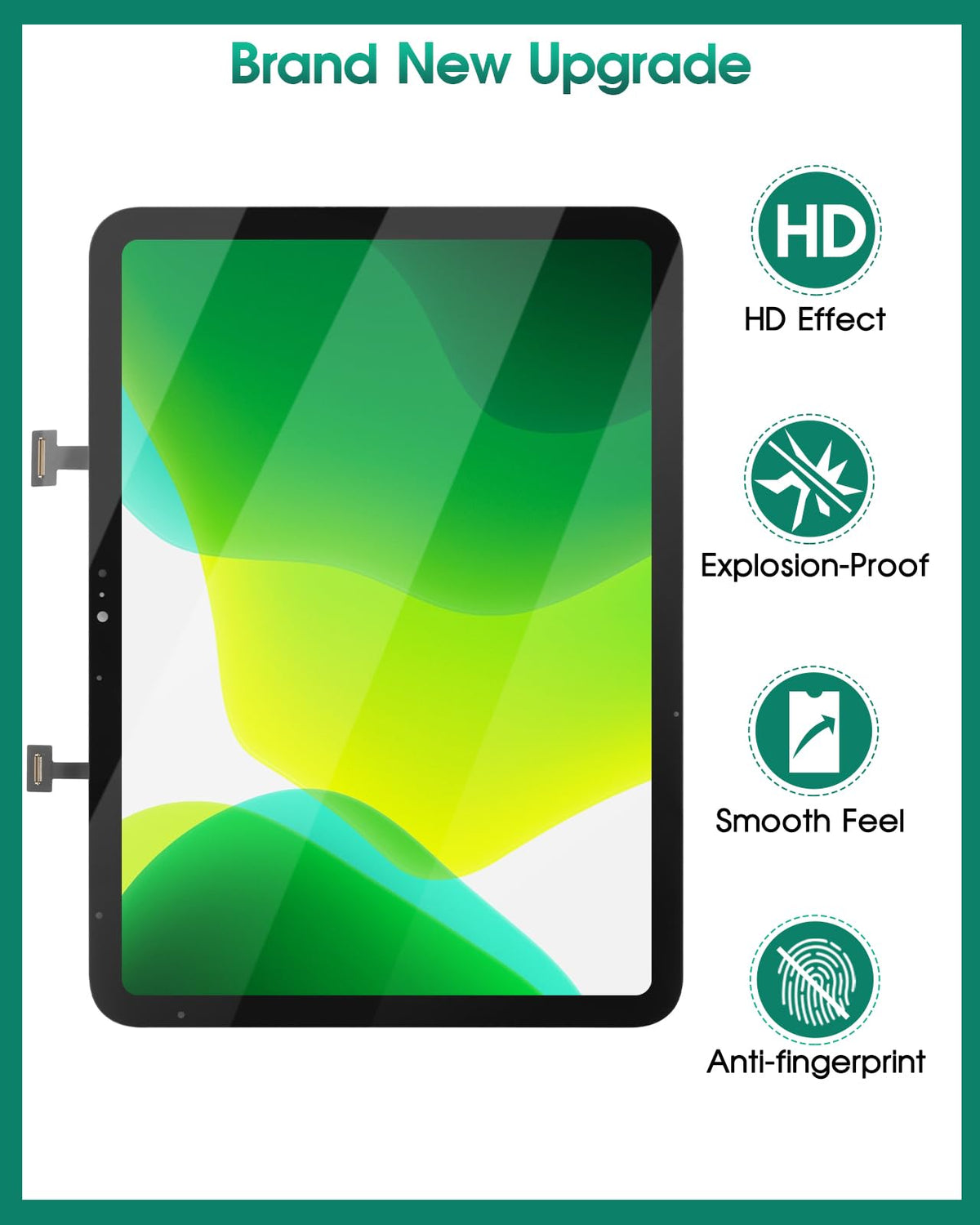 SRJTEK for iPad 11th Gen 2025 LCD Display for iPad A16 (2025) Screen Replacement for iPad 11" A3355 A3356 A3354 Touch Screen Digitizer Assembly Repair Kits (Black)