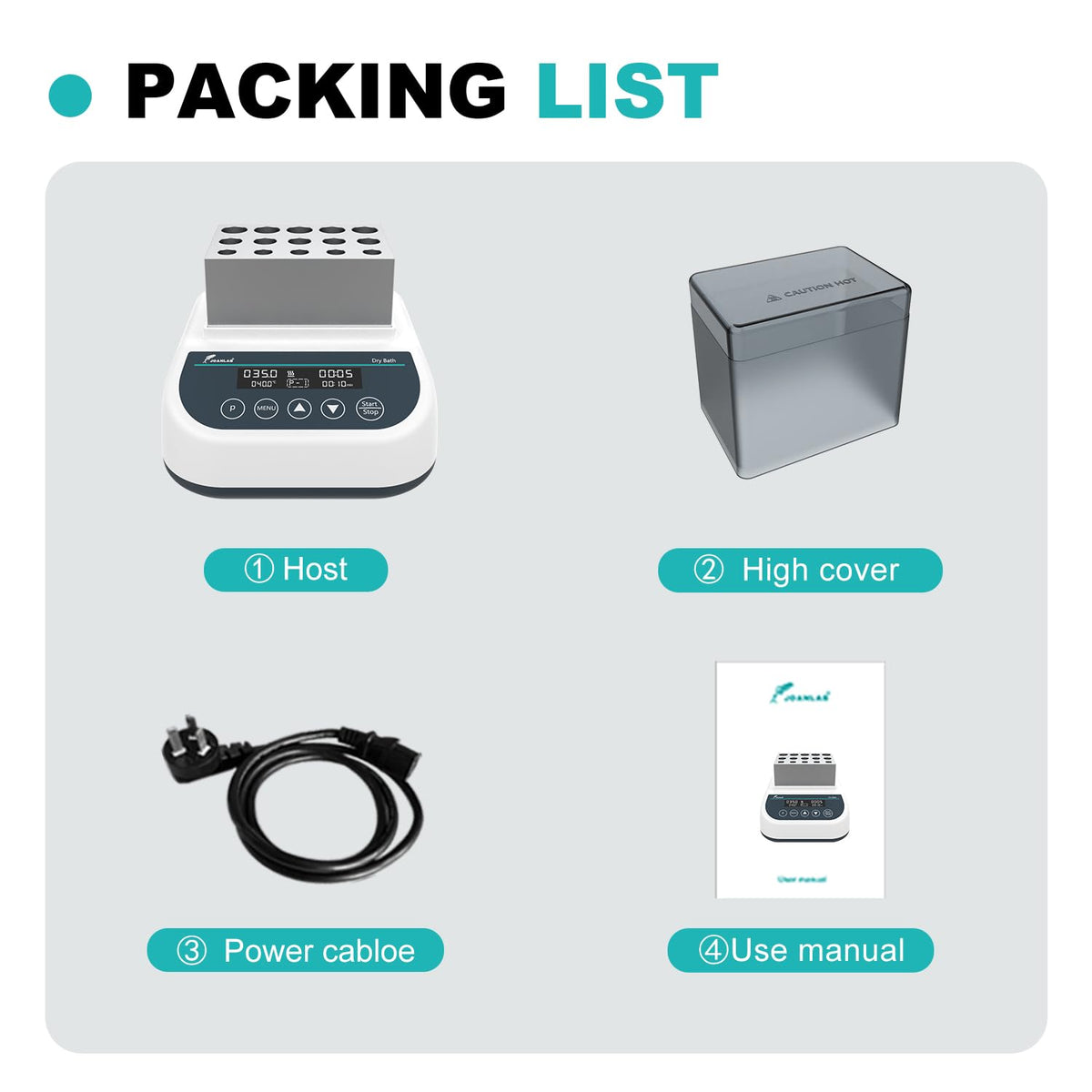 GDB100C Gel Heating/Cooling Machine, 5x2.5/5/10ml Syringes
