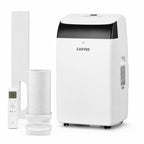 GarveeLife 14000 BTU Portable Air Conditioners, 4-in-1 Indoor AC Unit with Cooling, Dehumidifier, Fan, Follow Me, 24-Hour Timer, Remote Control & Window Kit for Bedroom, Home Office, Apartment,
