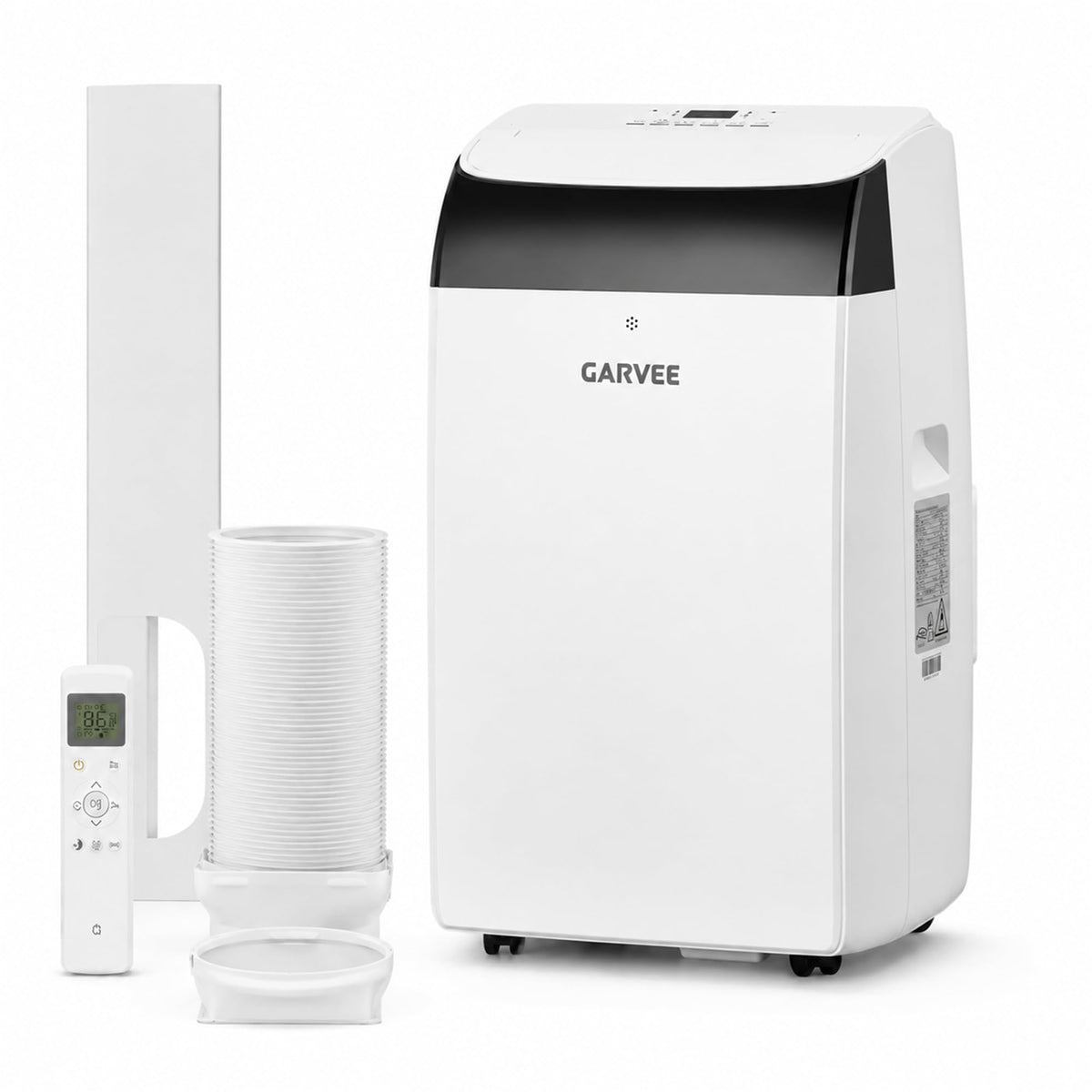 GarveeLife 14000 BTU Portable Air Conditioners, 4-in-1 Indoor AC Unit with Cooling, Dehumidifier, Fan, Follow Me, 24-Hour Timer, Remote Control & Window Kit for Bedroom, Home Office, Apartment,