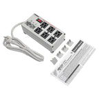 Tripp Lite Isobar 6 Outlet Surge Protector Power Strip, 6ft Cord Right Angle Plug, LIFETIME WARRANTY & $50K INSURANCE (ISOBAR6)