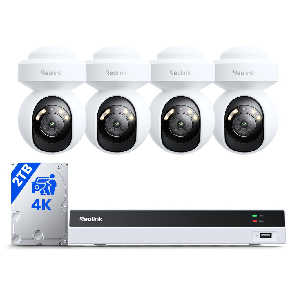 REOLINK 8CH 4K Security Camera System with PT Auto-Tracking RLK8-800PT4