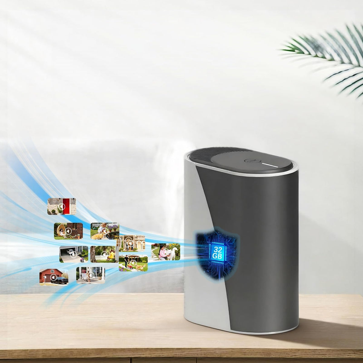 4K Solar Security Cameras Wireless Outdoor with Dual Lens, 4 Cam Kit, No Subscription Fee, Home Security System with Color Night Vision, Auto Tracking, Motion Detection