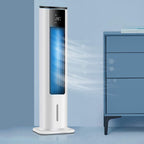 Whole House Heater Dual-Purpose Air-Conditioning Fan Cooling Fan Tower Type Household Water-Cooled Small Air Conditioner Remote Control Timing Heating Supplies