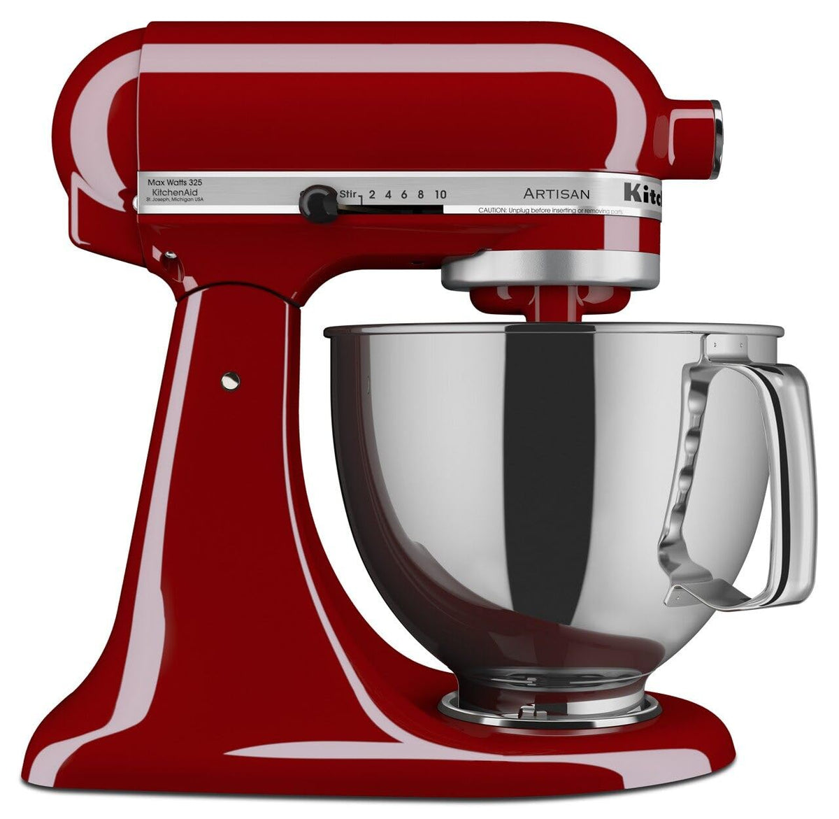 KitchenAid Artisan, 5-Qt Tilt Head Stand Mixer, KSM150PS, Almond Cream
