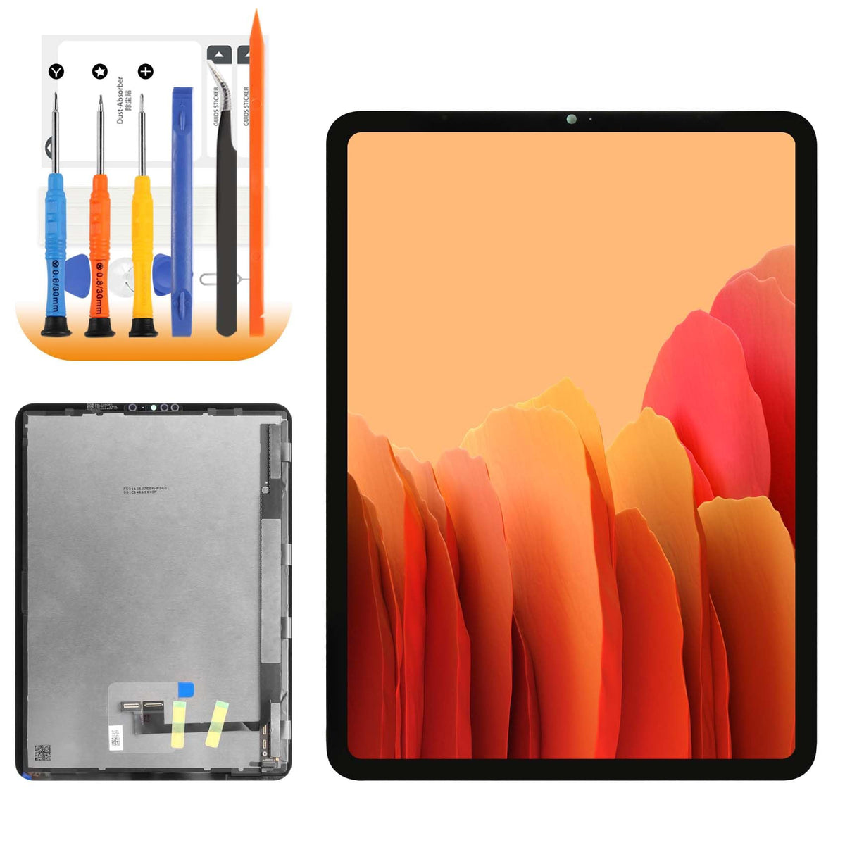 Screen Replacement for iPad Pro 11 3rd Gen 2021 4th Gen 2022 LCD Display A2377 A2459 A2301 A2460 A2435 A2759 A2761 A2762 Digitizer Touch Assembly Repair Kits