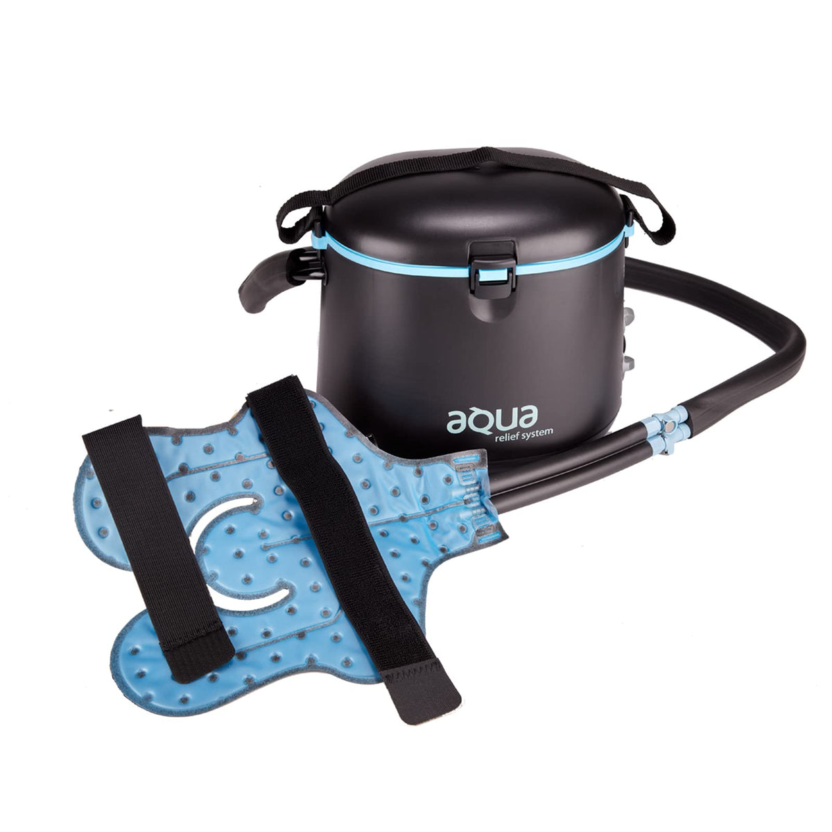 Cold Water Therapy and Hot Water Therapy System - Circulating Personal Heat/Cooling Device by Aqua Relief (ARS w/Back Pad)