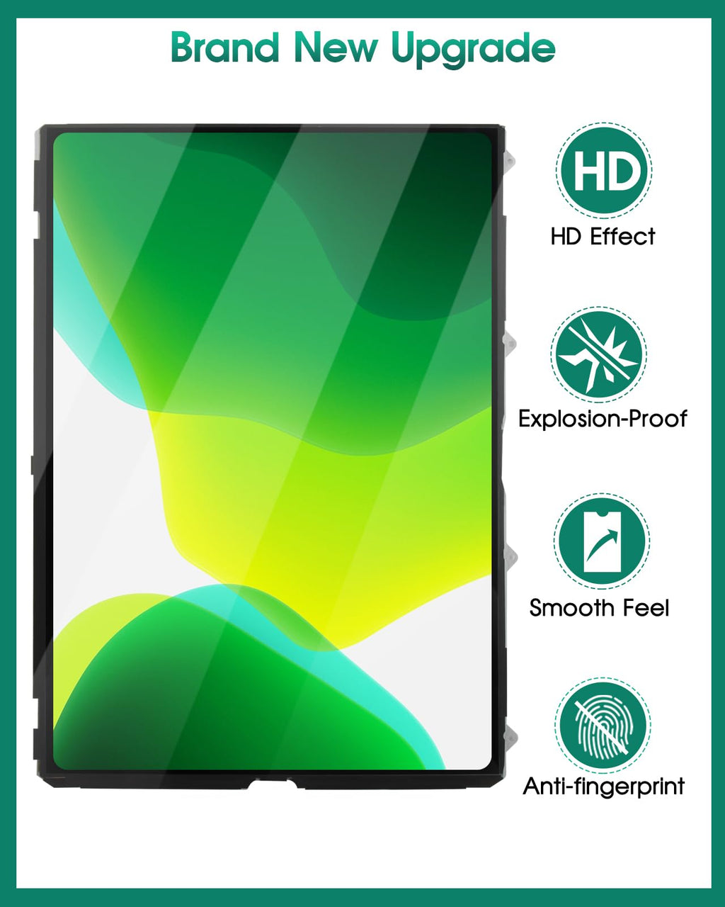 for iPad 11th Gen 2025 LCD Screen for iPad A16 (2025) LCD Screen Replacement for iPad 10.9" A3355 A3356 A3354 LCD Display Assembly Repair Kits (Black, No Digitizer Included)
