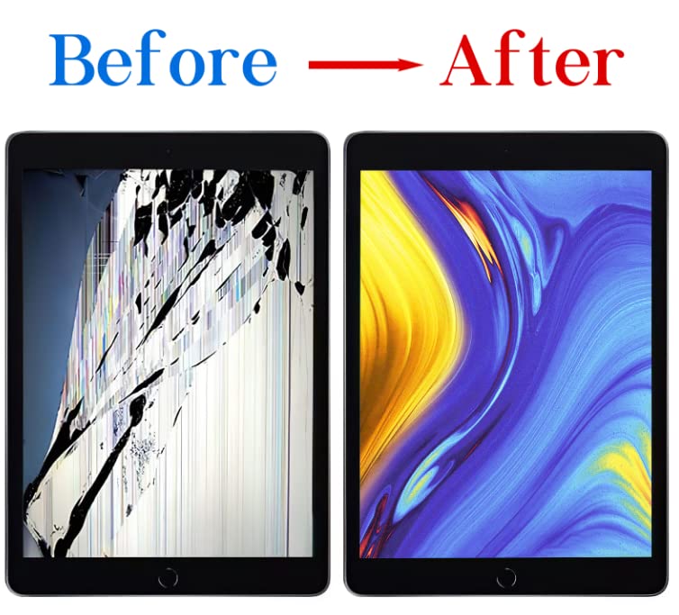 LCD Screen Replacement for iPad Pro 12.9" 5th 6th Gen Generation 2021 2022 A2379 A2461 A2436 A2764 A2437 Display LCD Assembly Glass Touch Digitizer Premium Repair Kit (Black)