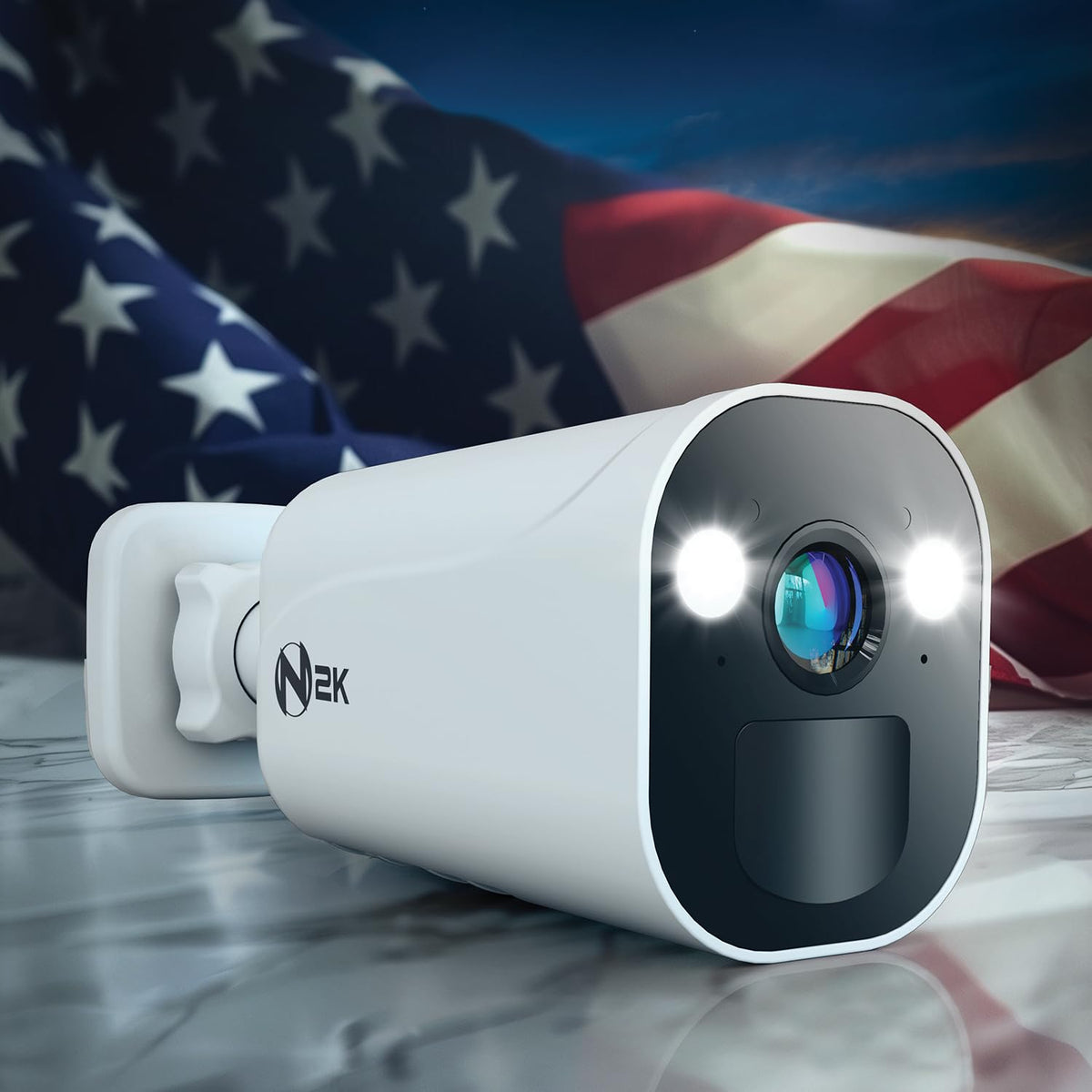 Night Owl Wireless Wi-Fi Hub, 4 1080p Cams, 64GB microSD, Motion Alerts