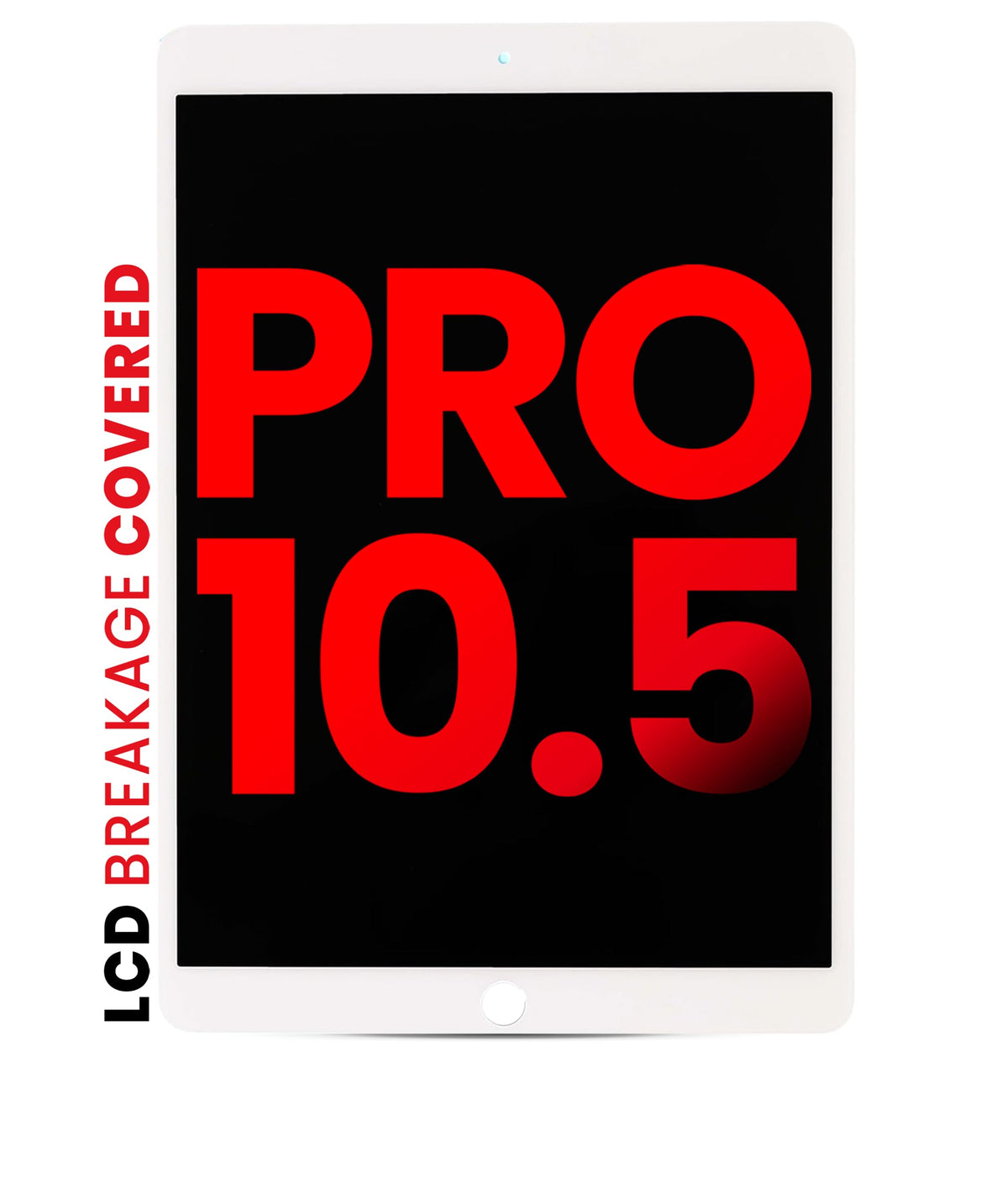 Best Shopper - Replacement LCD Assembly with Digitizer Compatible for iPad Pro 10.5" (Aftermarket Pro: XO7) (White)