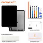 LCD Display for iPad Air 4 2020 LCD Screen Replacement for iPad Air 4th LCD A2324 A2072 A2325 A2316 LCD Digiitzer Touch Screen Assembly Repair Parts with Screen Protector and Tools