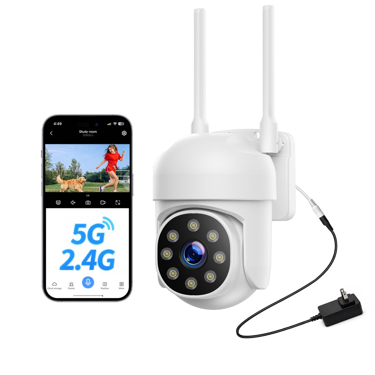 CAMCAMP Wireless Security Camera System 8 Security Cameras Wireless Outdoor