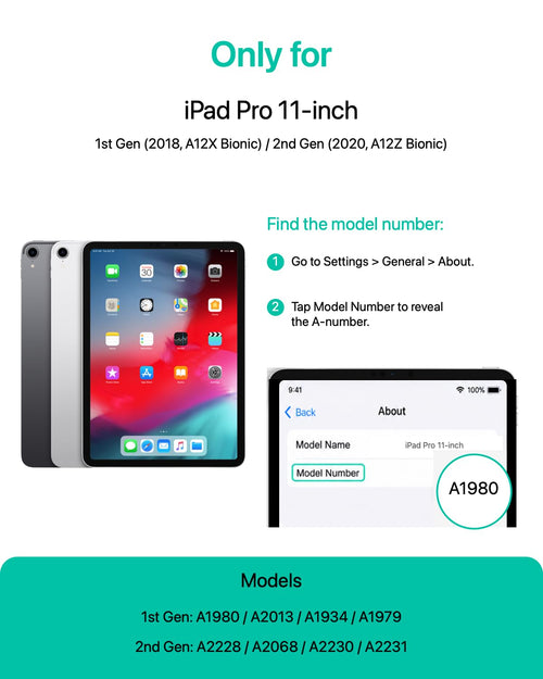 11'' for iPad Pro 1st (2018)/2nd (2020) Screen Replacement LCD Assembly