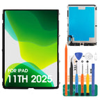 for iPad 11th Gen 2025 LCD Screen for iPad A16 (2025) LCD Screen Replacement for iPad 10.9" A3355 A3356 A3354 LCD Display Assembly Repair Kits (Black, No Digitizer Included)