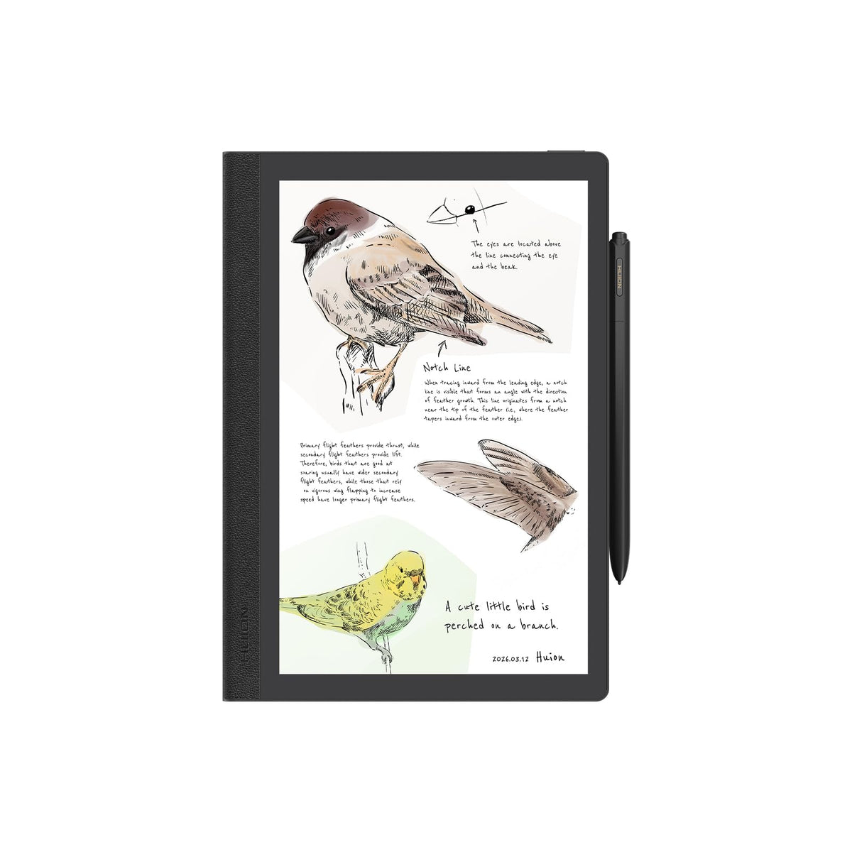 Huion Ink EB1011 E Ink Tablet 10.3" Digital Notebook with Dual Front Light