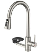FORIOUS Touch Activated Kitchen Faucets Pull Down Sprayer, Brushed Nickel