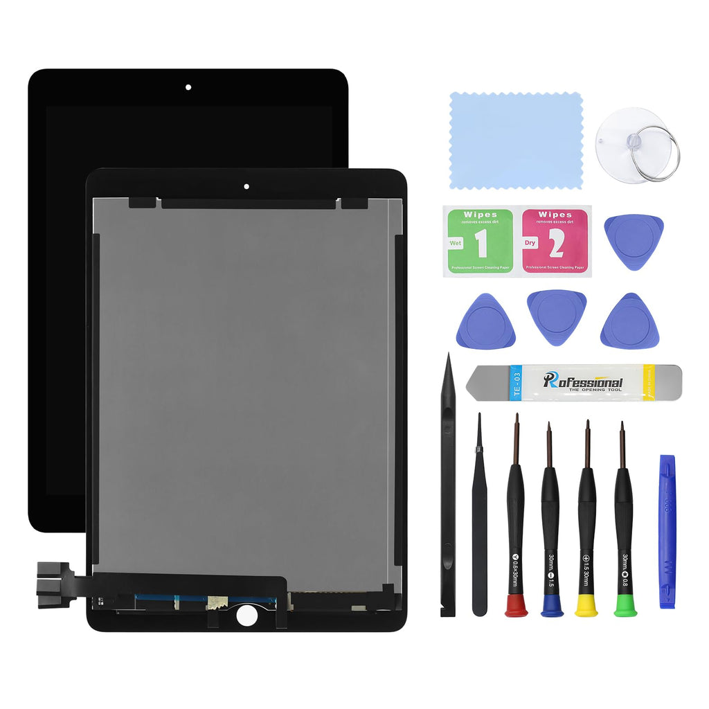 9.7" New Screen Replacement for iPad Pro 2016 A1673 A1674 A1675 LCD Display Glass Touch Digitizer Premium Kit with Tools - White