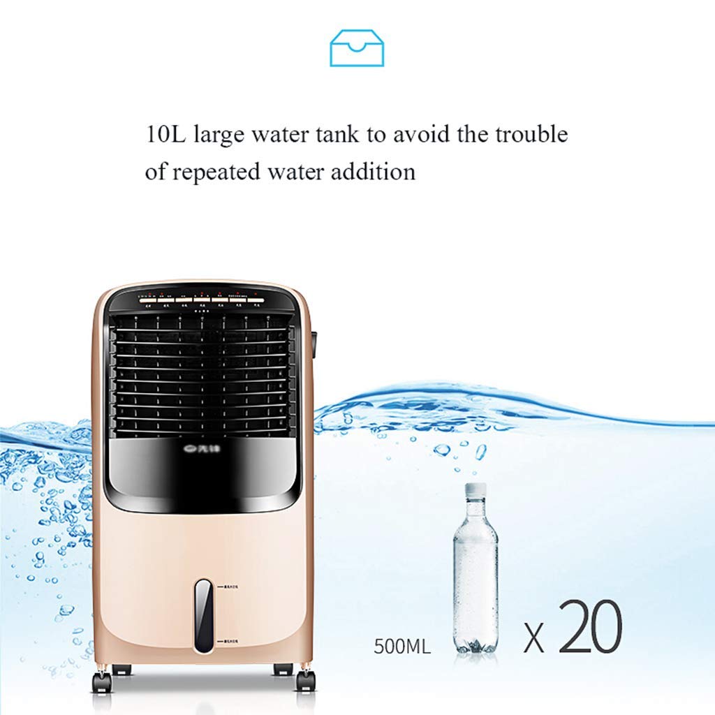 Household Air-Conditioning Fan Portable Heater Cooling and Heating Fan with Remote Control and Timer Function Humidity Balance Home/Commercial