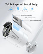 ANNKE 5MP Wireless Security Camera System, 12" Monitor, 4 Cameras, 1TB HDD